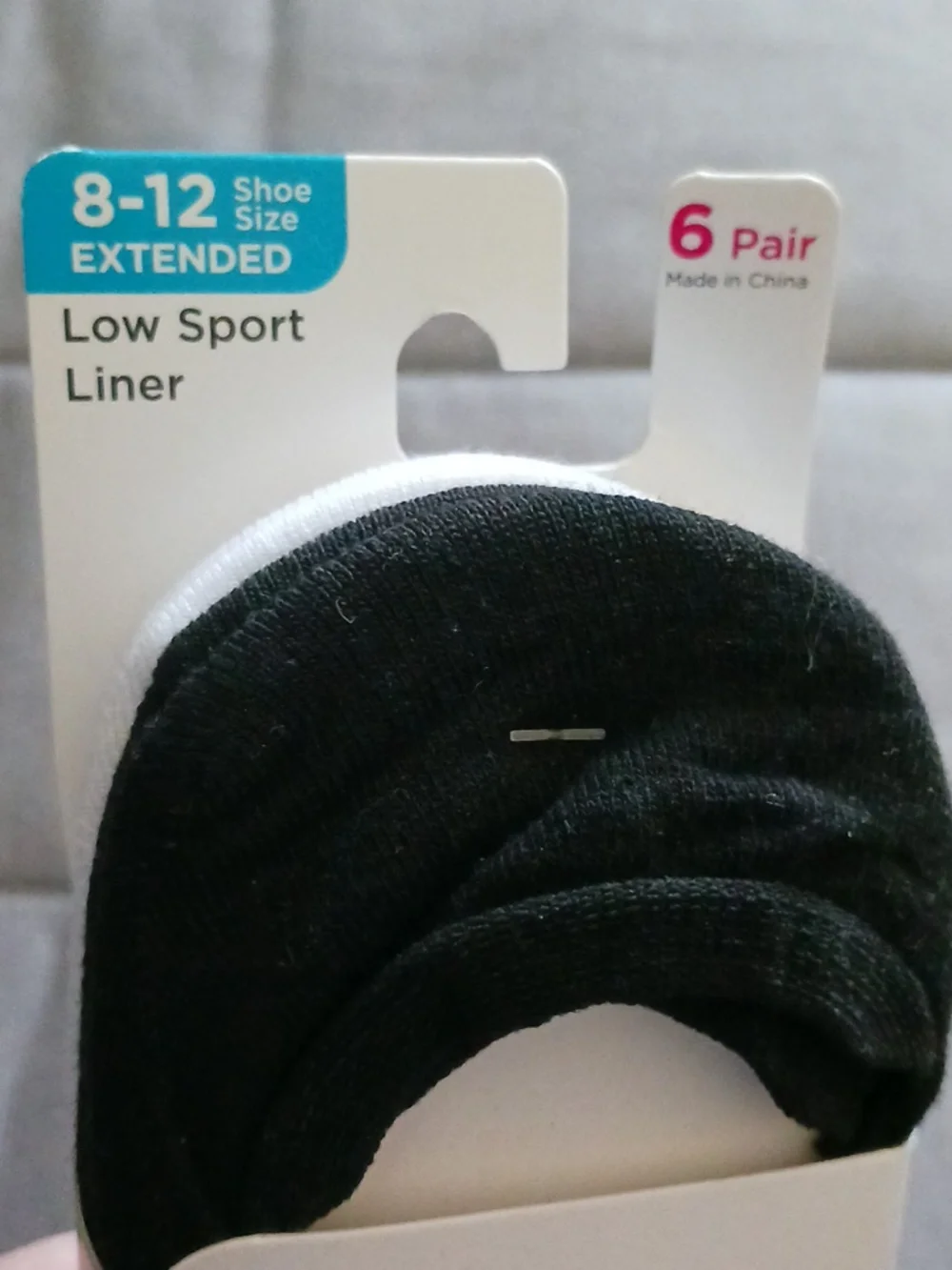 Peds low sport liner 6 pair socks